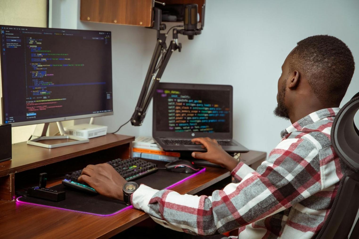 Student engaged in adaptive learning with personalized reinforcement learning interface